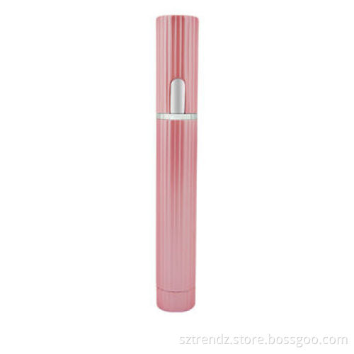 Heated wire hair remover with built-in LED light and rotatable mirror
